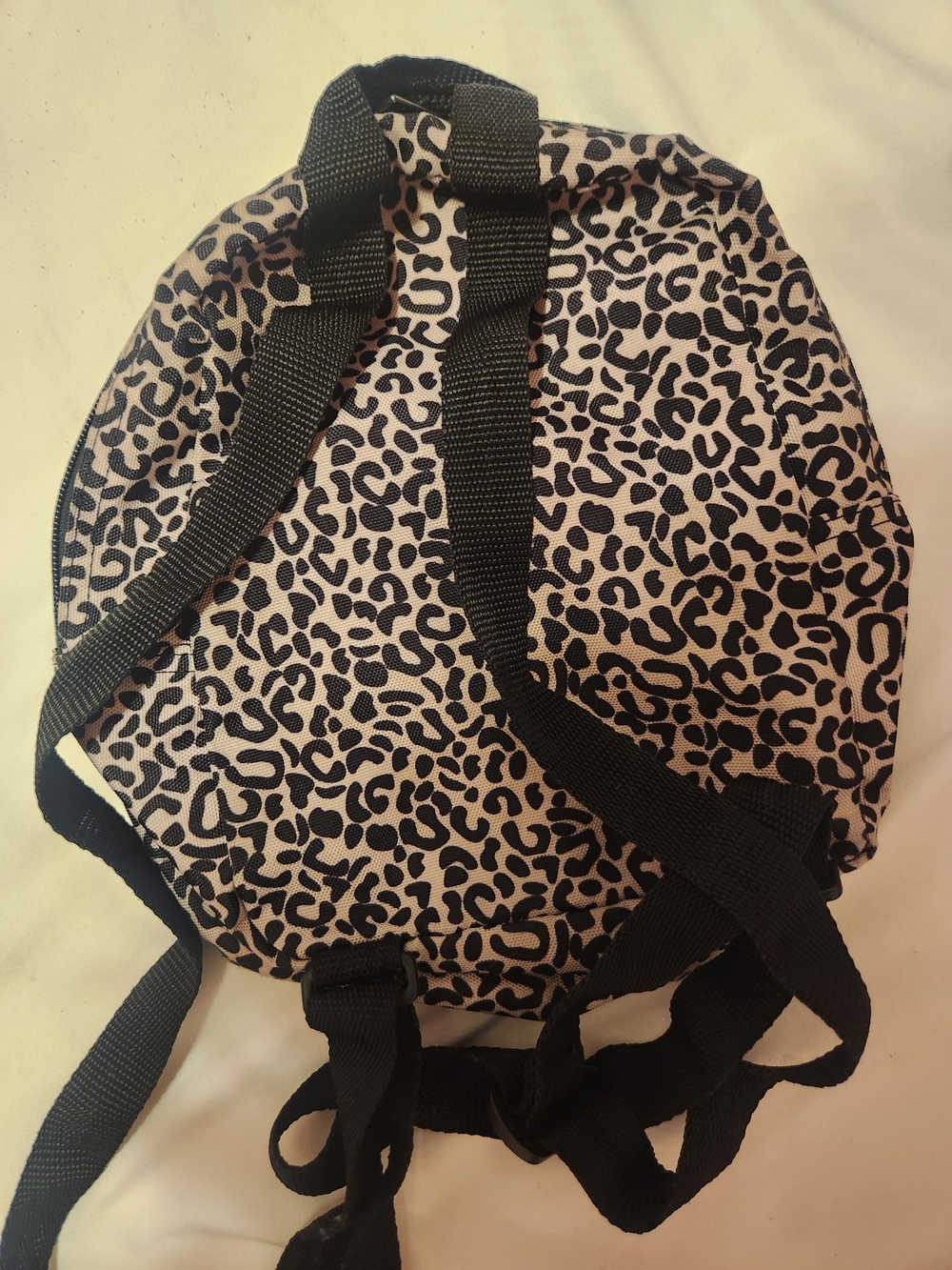Vans Kids Leopard Print Mini Backpack - Black/Tan - Picture 4 of 7